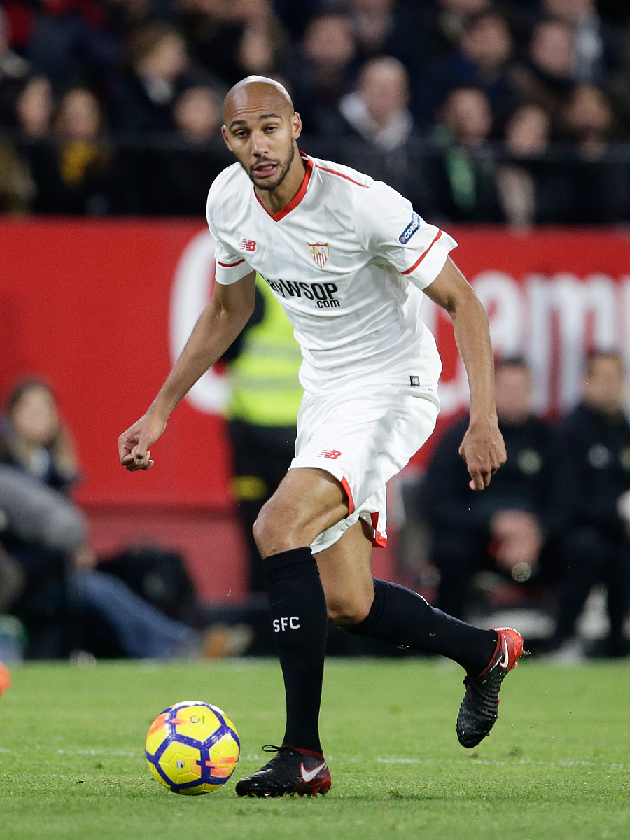 sevilla, spain - january 6: steven n zonzi of sevilla fc  during