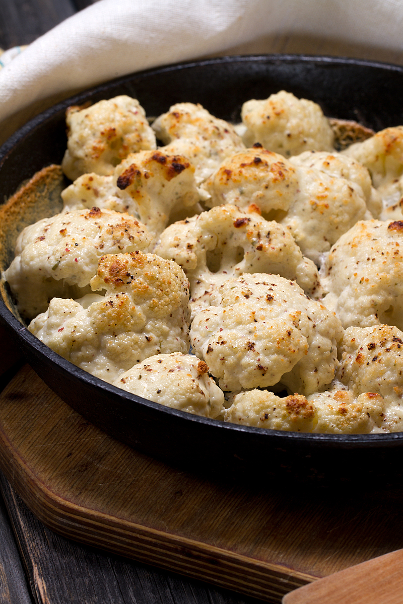 baked cauliflower cheese