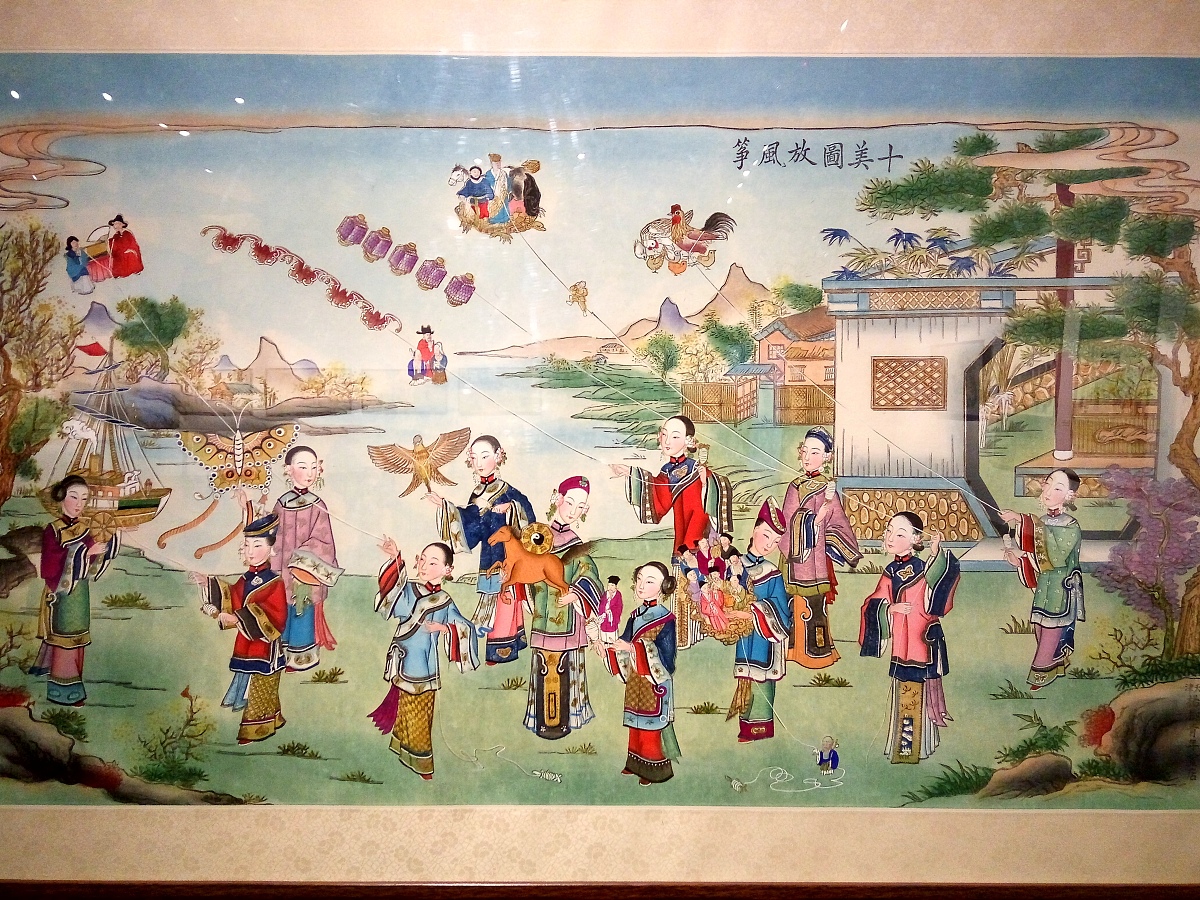 ***_***2017年3月3日,杨柳青木版年画在北京华侨博物馆展出.人物栩栩