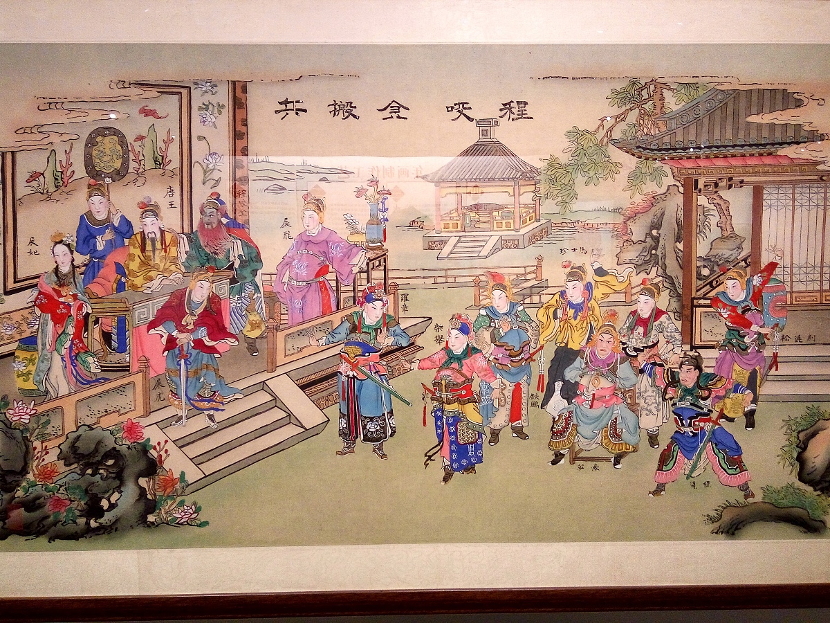 ***_***2017年3月3日,杨柳青木版年画在北京华侨博物馆展出.人物栩栩