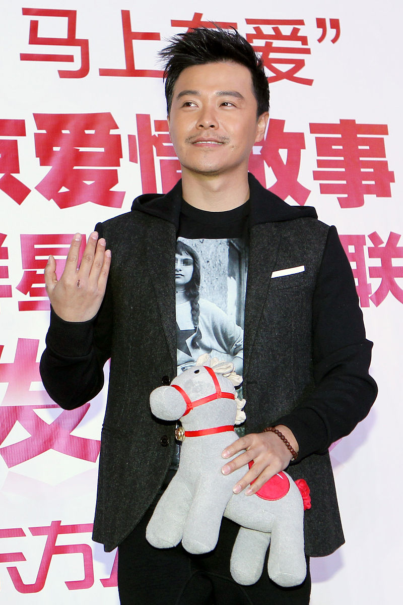 2014年1月9日,上海,电影《北京爱情故事》发布会.陈思诚