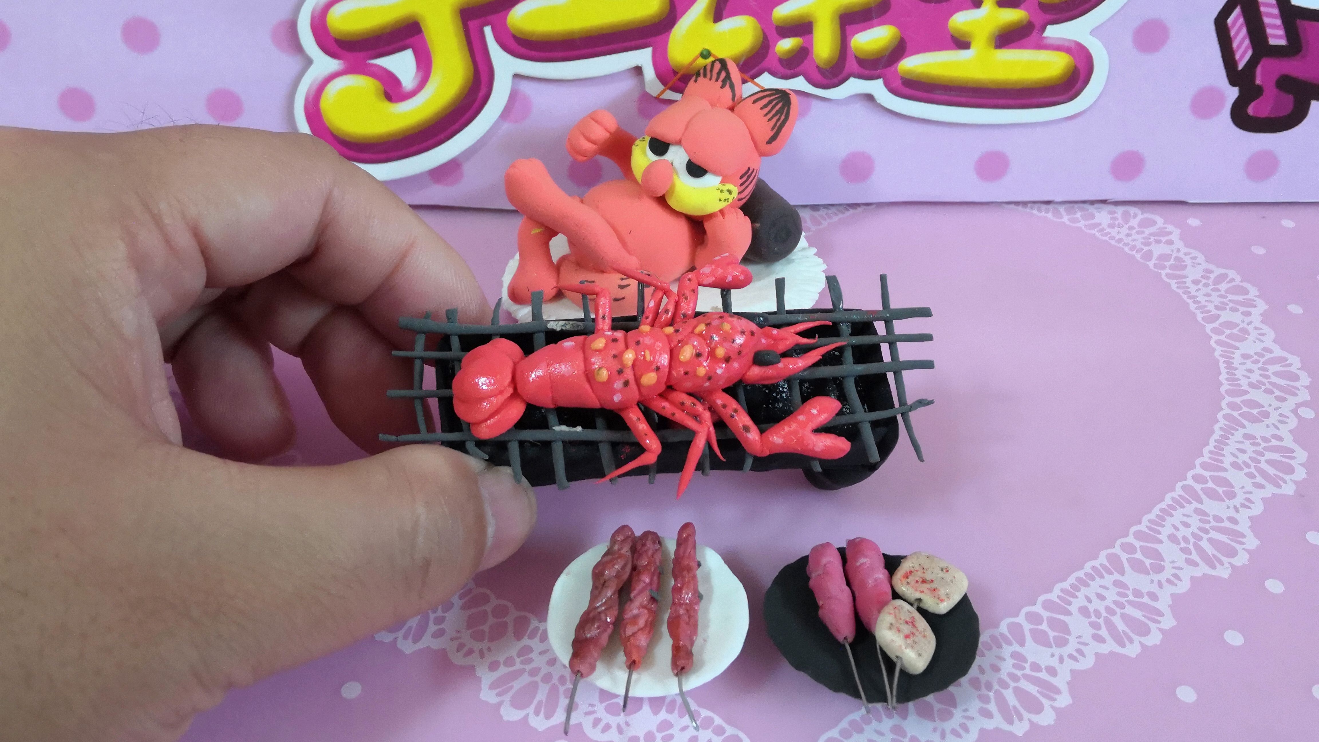 烤一只澳洲迷你“大”龙虾!粘土定格动画教程