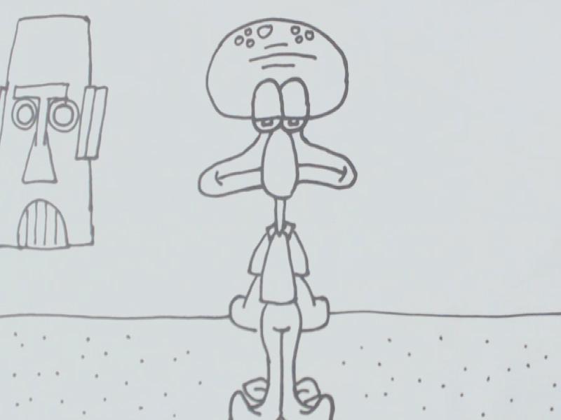 简笔画章鱼哥一学就会