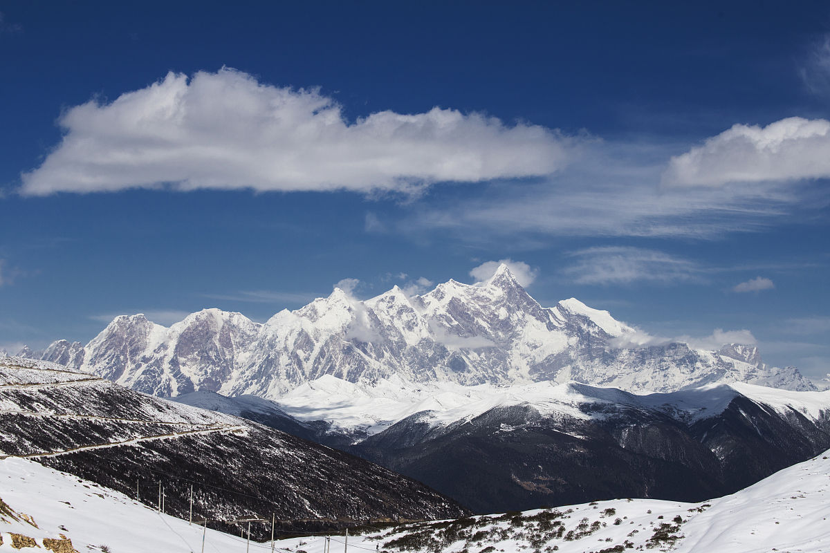 2019年03月29日,南迦巴瓦峰海拔7782米,是非常著名的雪山,位于喜马拉