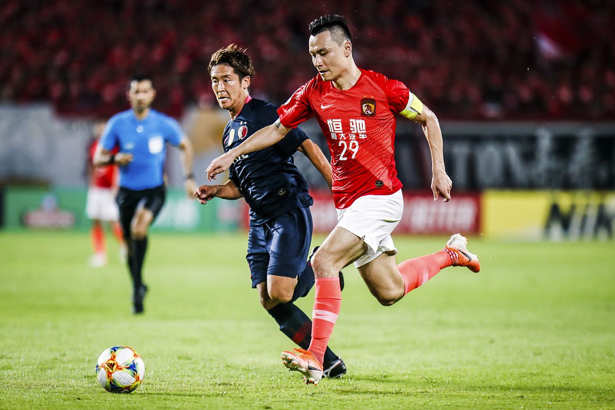 2019年8月28日,广东广州,2019亚冠1/4决赛首回合,广州恒大淘宝0-0鹿岛