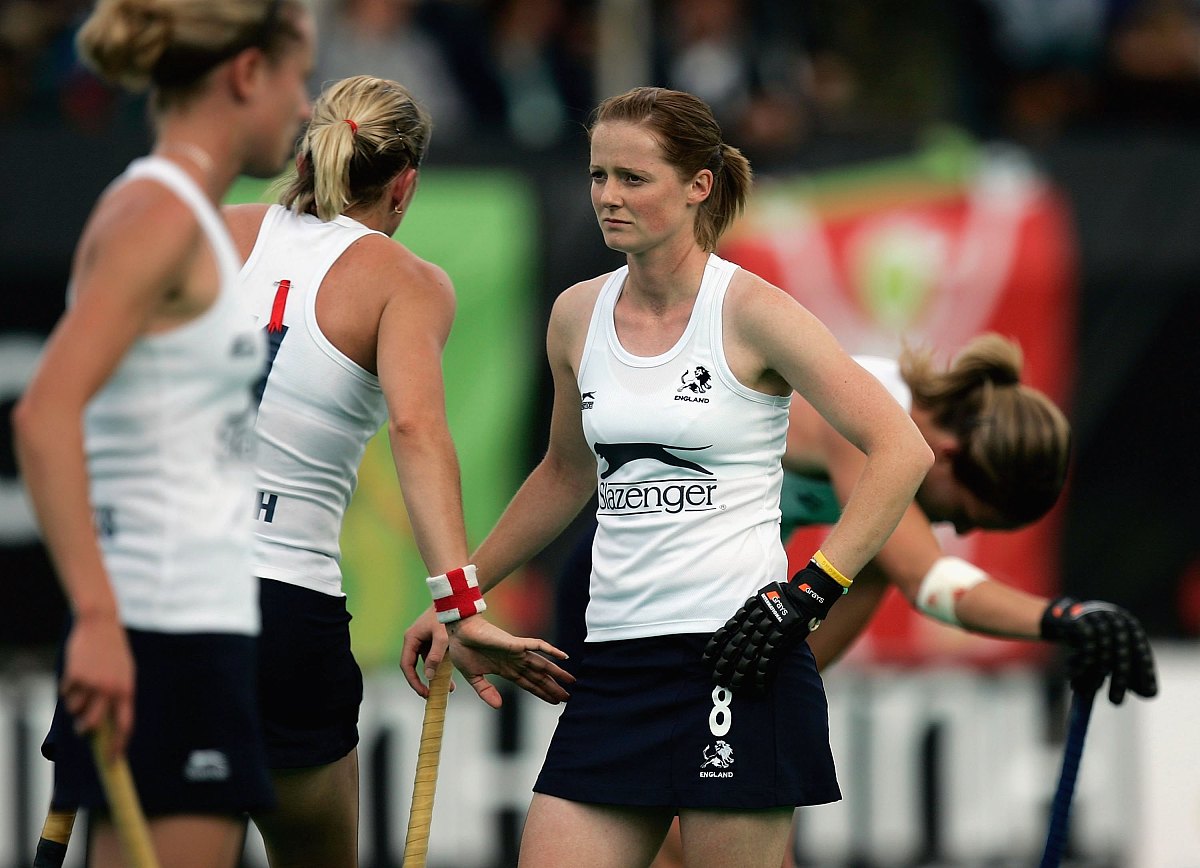madrid, spain - october 04:  helen richardson (#8) of england re