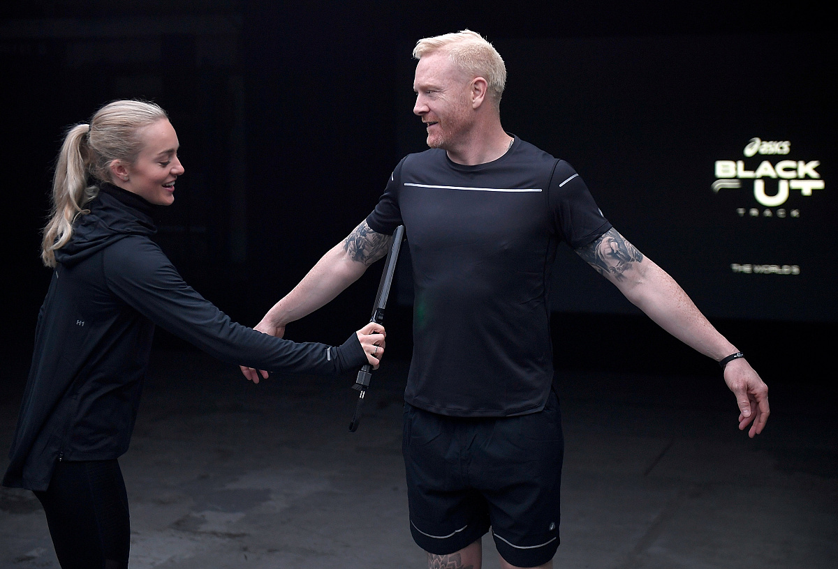 2018年6月12日讯(具体拍摄时间不详),英国伦敦,短跑运动员iwan thomas