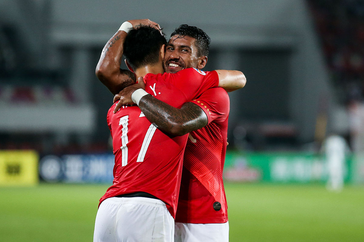 2019年4月10日,广东广州,2019亚冠小组赛f组,广州恒大淘宝4-0墨尔本胜