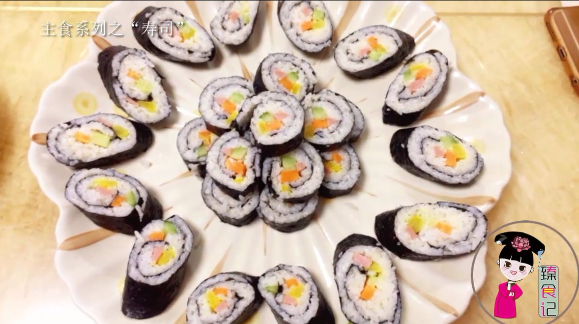 教你寿司的正确做法,学校的美食大比拼,孩子和老师们都赞不绝口