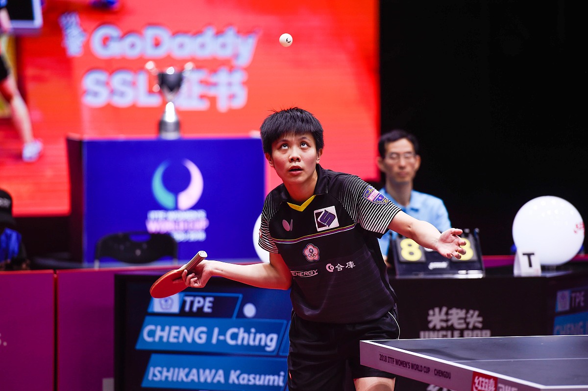 2018女乒世界杯三四名决赛:郑怡静vs石川佳纯