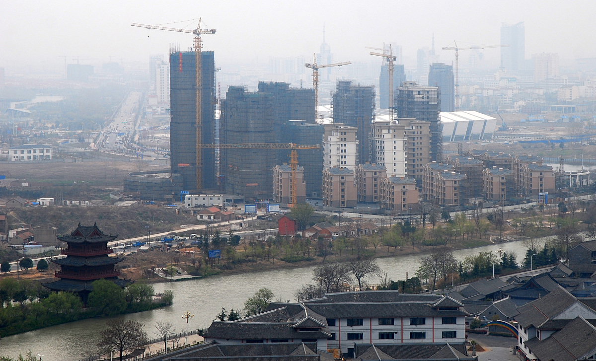 ***_***  2010年4月9日,江苏淮安.+++_+++淮安,城市建设,建设,苏北,江