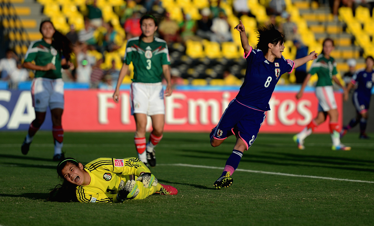 2014年3月27日,哥斯达黎加,2014女足u17世界杯1/4决赛,日本vs墨西哥.*