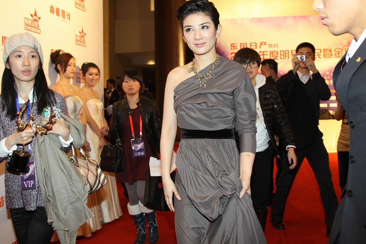 2012年1月7日,北京,南都娱乐周刊主办的"明星公民盛典"在北京柏悦酒店