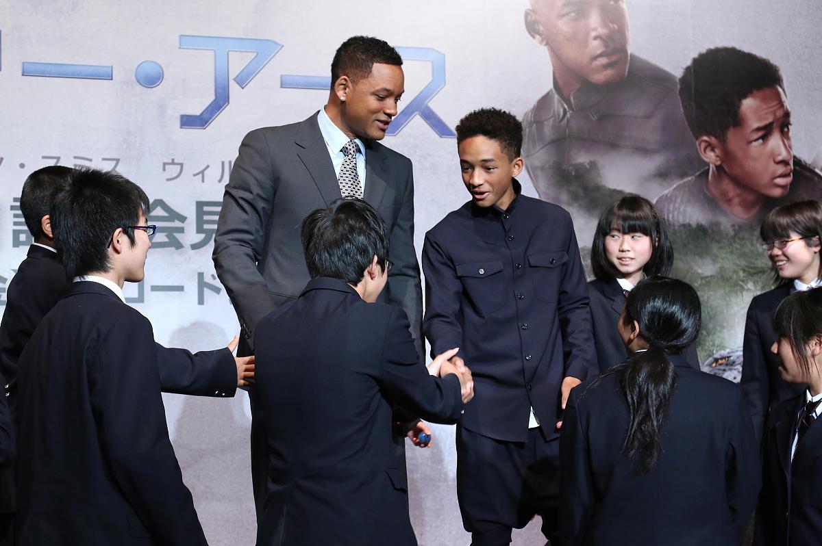 2013年5月2日讯,东京,5月2日,电影《重返地球》(after earth)日本发布