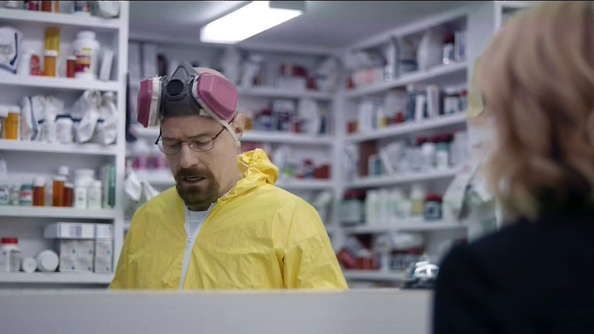 2015年2月2日讯,布莱恩·克兰斯顿(bryan cranston)拍摄"超级碗"<strong>广告</strong>.