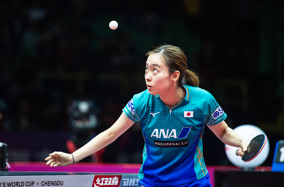 2019年10月19日,四川成都,2019国际乒联女子<strong>世界</strong>杯次日赛况.石川佳纯