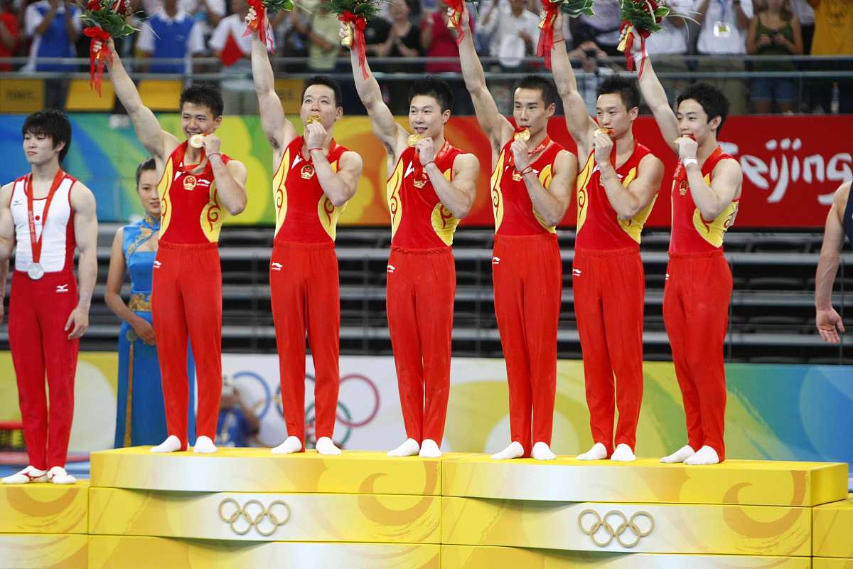 2008年北京奥运会金牌榜前三名国家