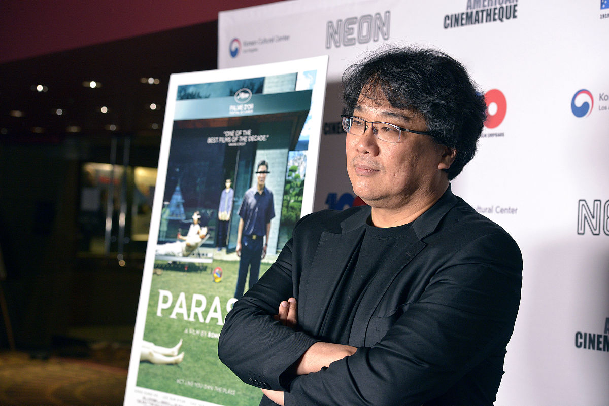 当地时间2019年10月30日,美国加州,明星出席a genre of one: bong joo