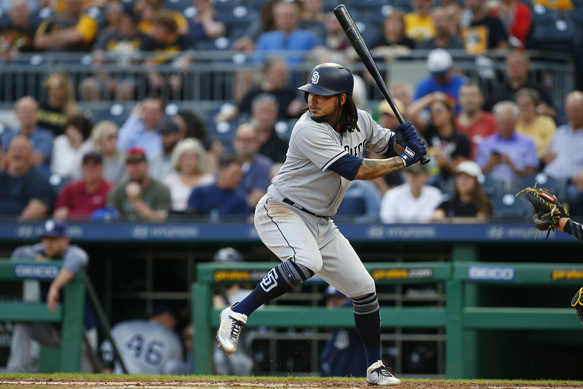 pittsburgh, pa - may 17:  freddy galvis #13 of the san diego pad