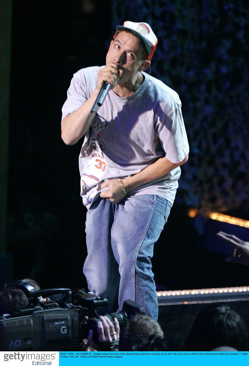 new york - october 07:  rapper adam horovitz of the beastie boys