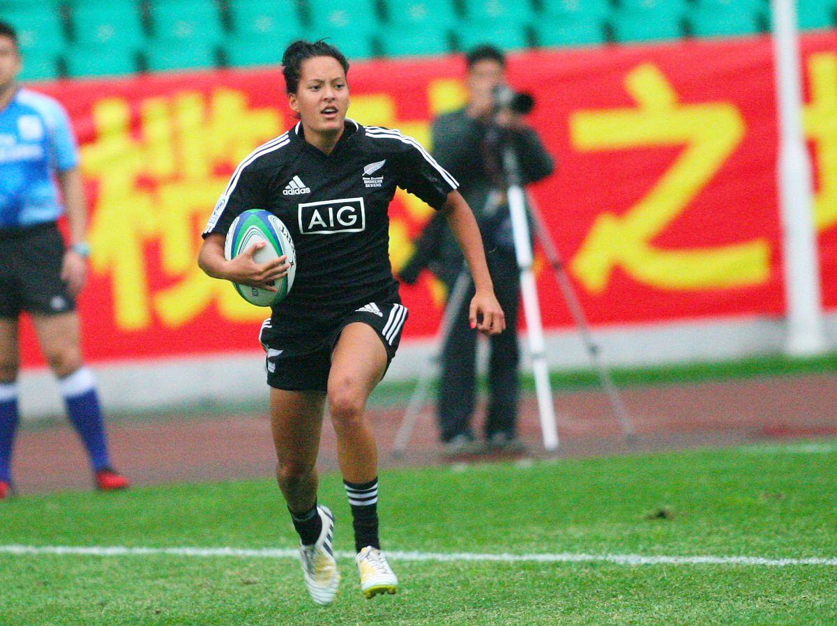 2013年3月30日,广州,2013世界女子七人制橄榄球赛,新西兰vs突尼斯.***