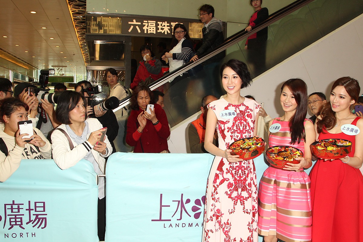 2015年2月3日,香港,明星出席上水举行的《燕京八绝.宫廷京绣殿堂展》