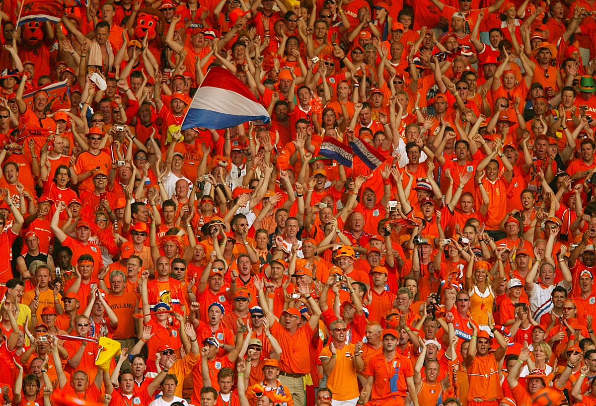 2006年6月16日,世界杯c组,荷兰2-1力克科特迪瓦.荷兰球迷  holland fa