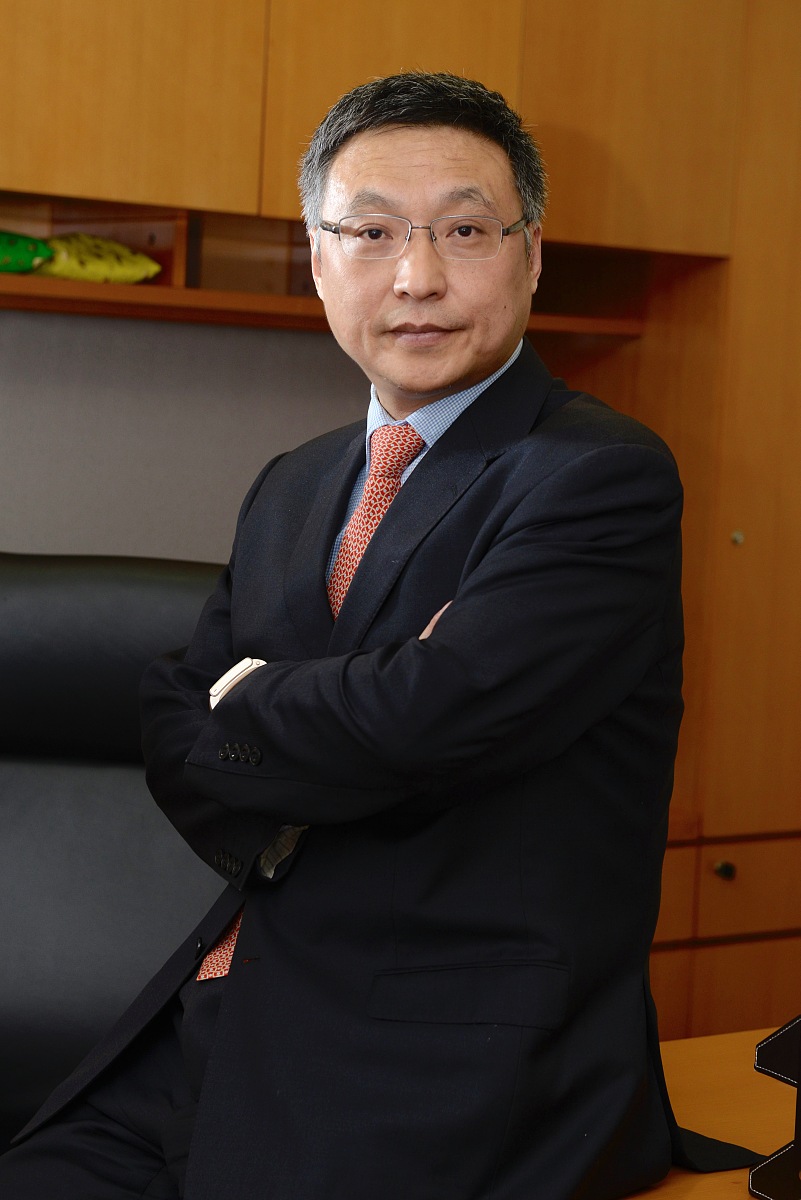 ***_***2015年12月08日,北京,中银富登董事长王晓明接受记者采访.