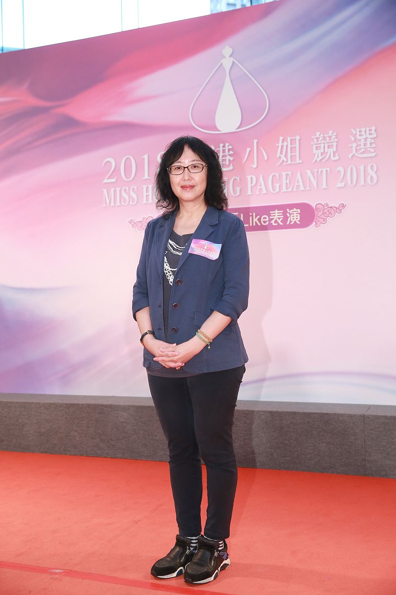 2018年8月17日,香港,二十位候选香港小姐来到商场进行才艺表演.候选香
