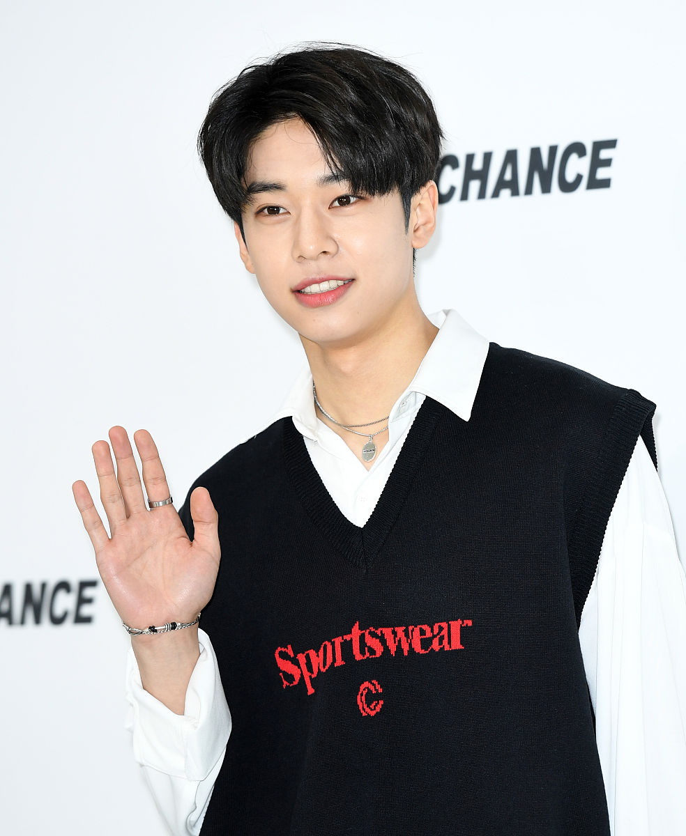 2019年4月6日下午,首尔,某服装品牌的宣传活动.金东贤kim dong-hyun a