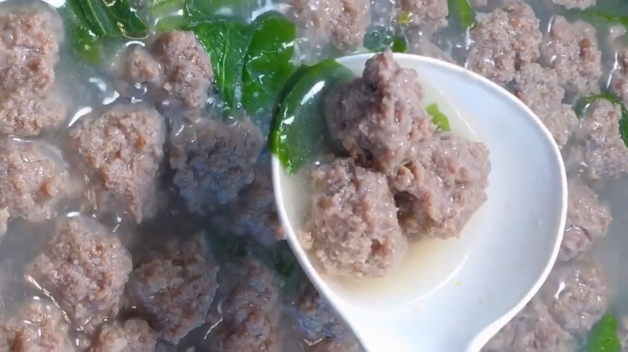 清淡好吃又下饭的牛肉丸子