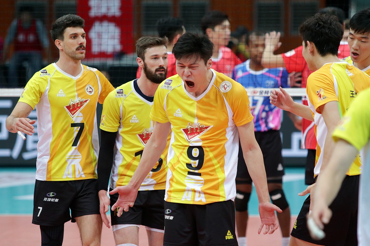17/18中国男排超级联赛总决赛第3场:北京汽车vs上海金色年华