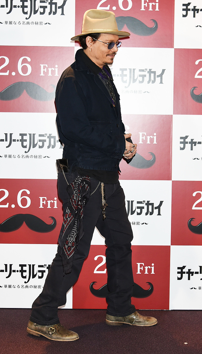 2015年1月28日,日本东京,电影《贵族大盗》发布会举行.***_***tokyo, 
