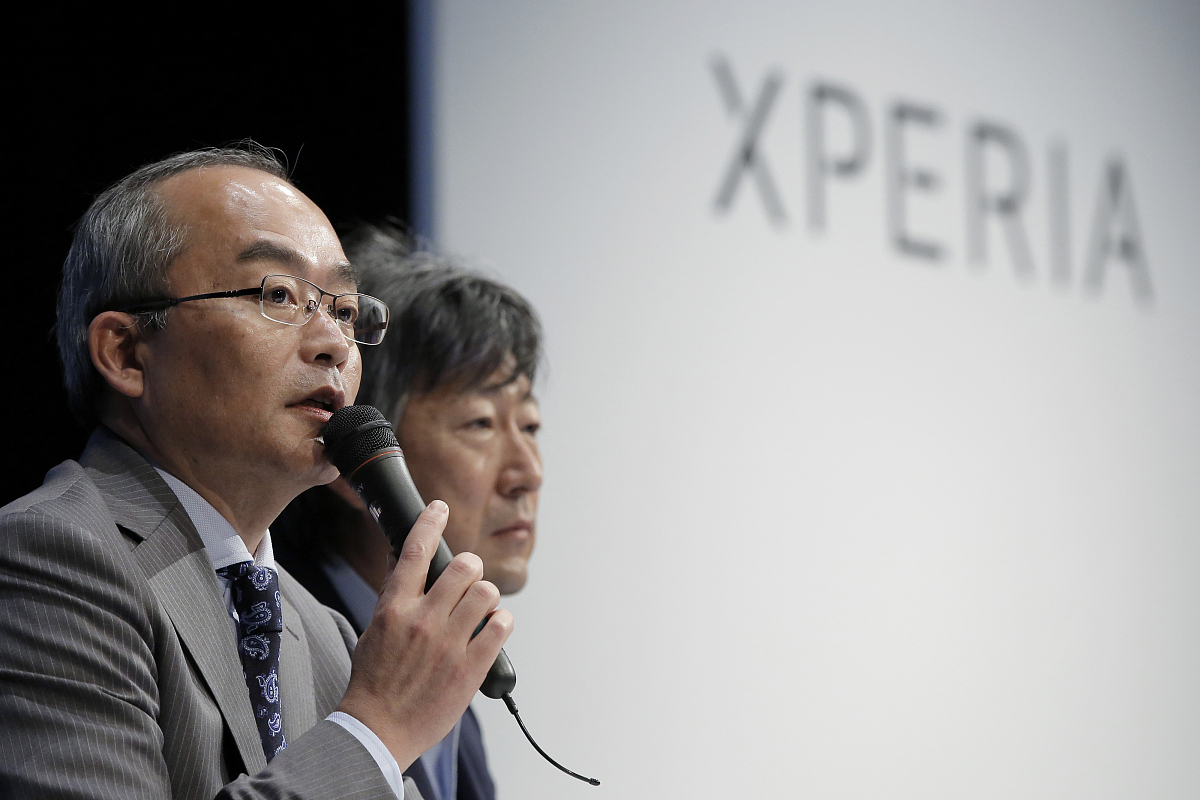 当地时间2015年4月20日,日本东京,索尼发布z系列最新旗舰xpeira z4.索