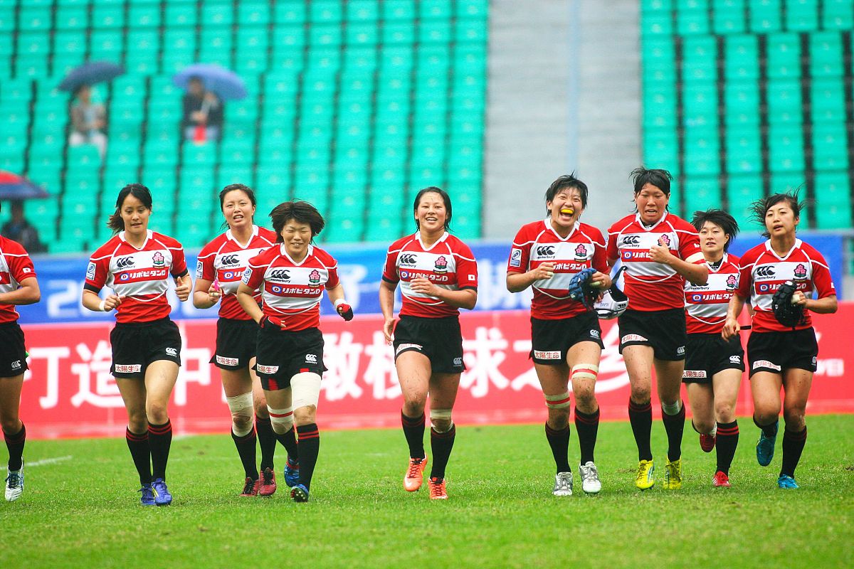 2013年3月31日,广州,2013世界女子七人制橄榄球碗级决赛,中国10-14日