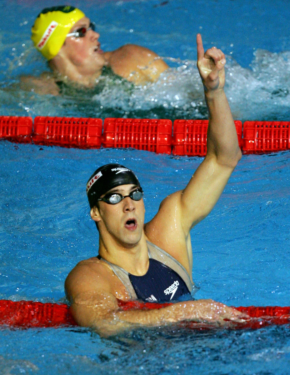 melbourne, australia - march 27:  michael phelps of the united s