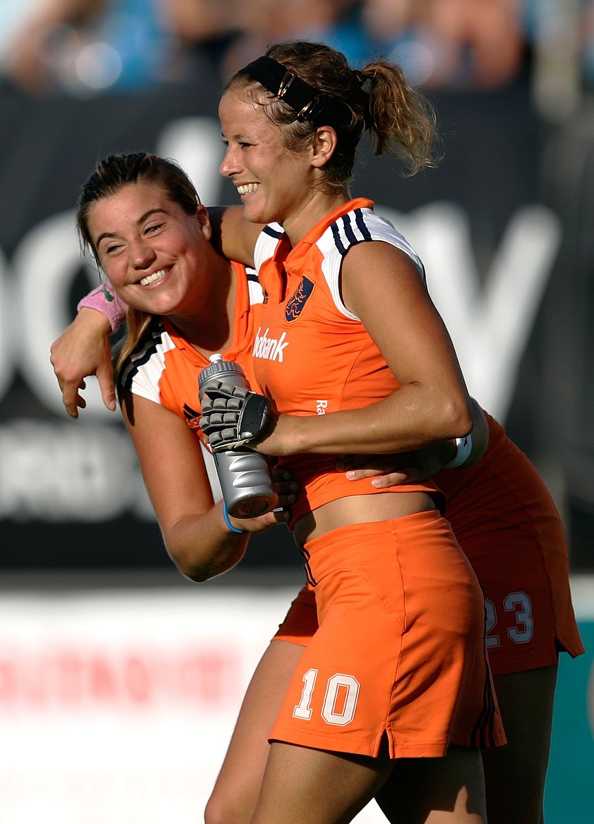 madrid, spain - october 06: sylvia karres (#10) of the netherlan