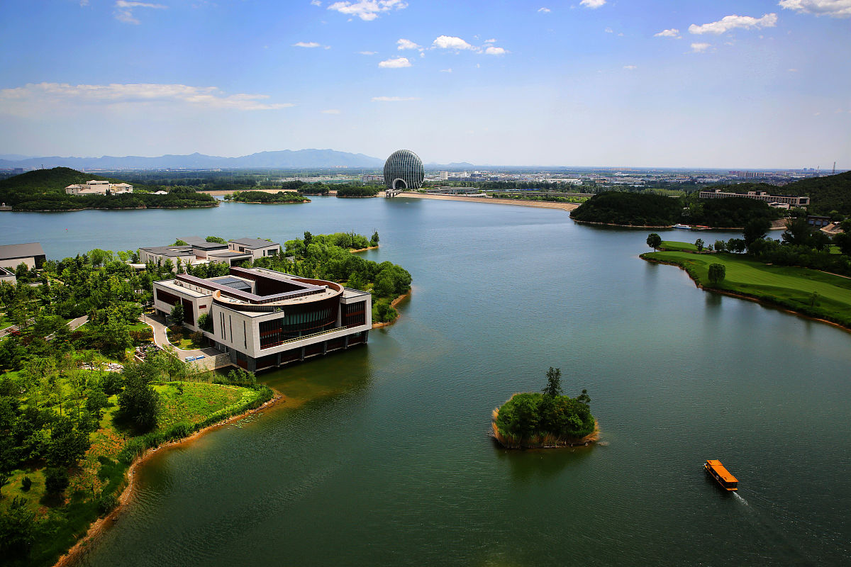 2019年06月08日,北京怀柔雁栖湖,一带一路高峰论坛国际会议中心.