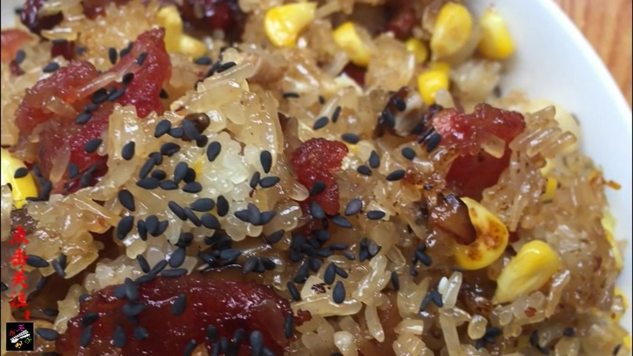 糯米饭这么做太好吃了,软糯香甜,回味儿时的味道