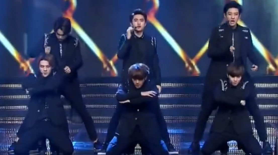 [图]EXO-K 韩国大众文化艺术赏表演《Sorry Sorry》《Overdose》