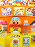 粉衣女孩面包超人快餐店买东西玩具