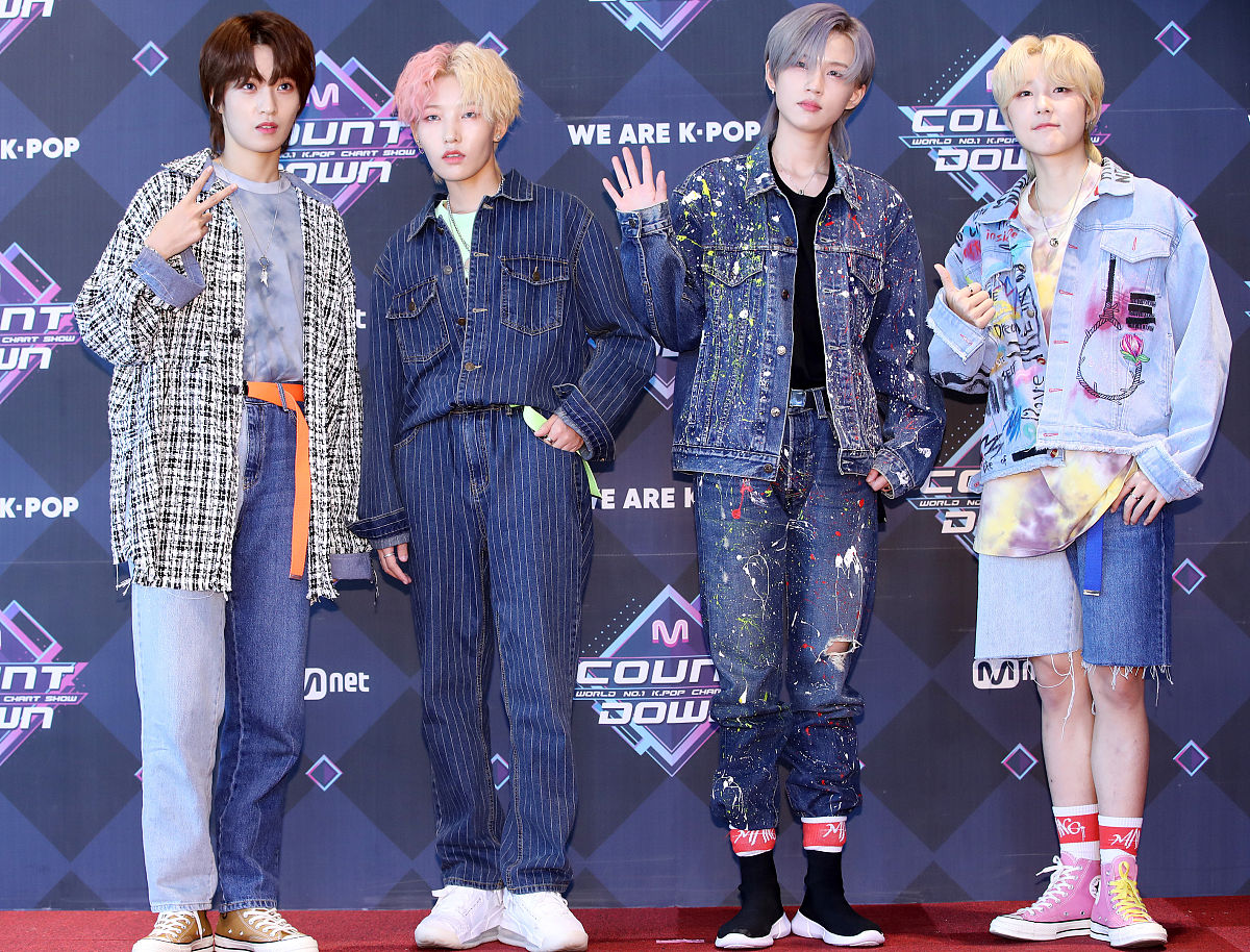 2019年9月19日,韩国首尔,明星参加《m! countdown》节目彩排.(=1)   =