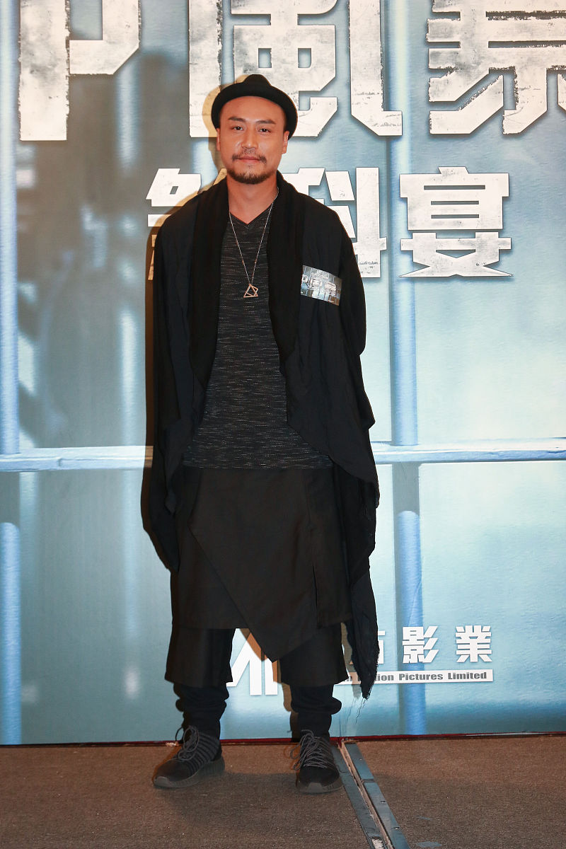 2018年11月22日,香港,明星出席<strong>电影</strong>《p风暴》杀青宴.