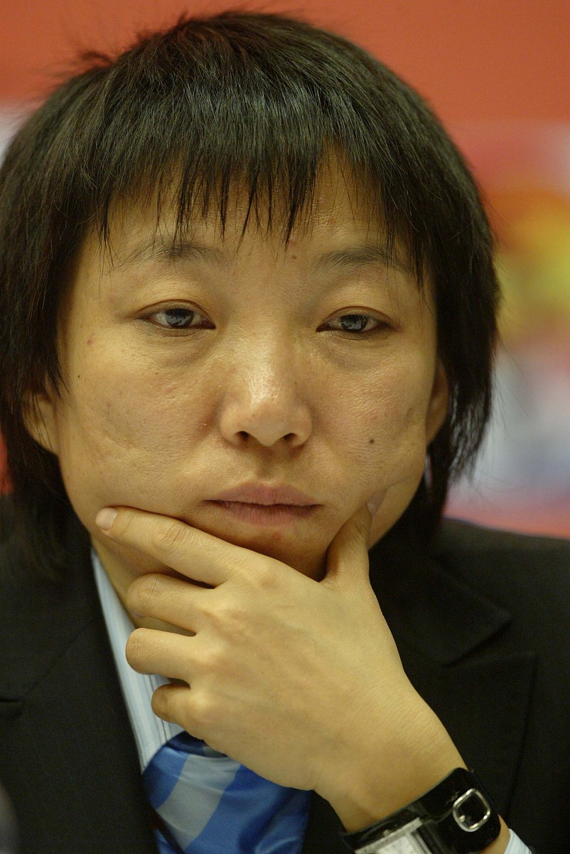 2007年4月22日,武汉,2007年女足世界杯官方网站落户腾讯qq.孙雯+++_++