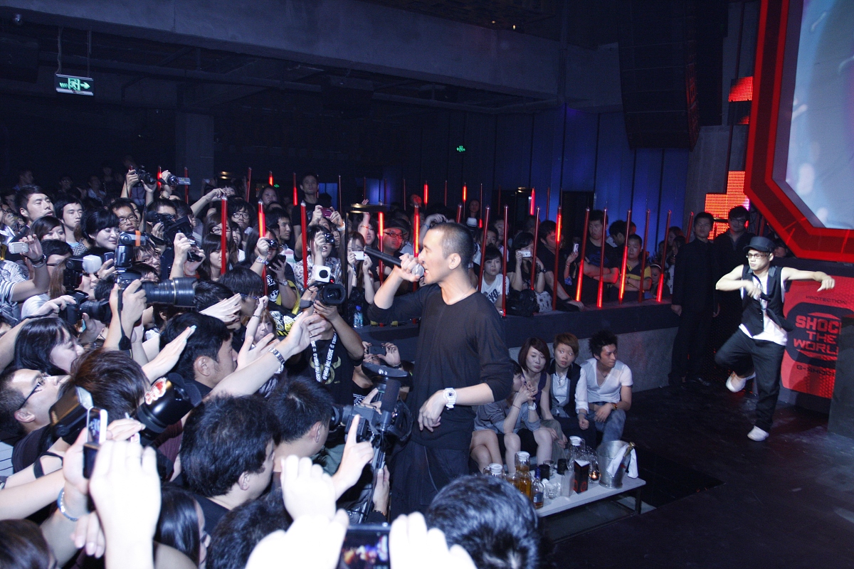 2010年9月15日,上海,运动腕表g-shock音乐派对在香港广场刘嘉玲的酒吧