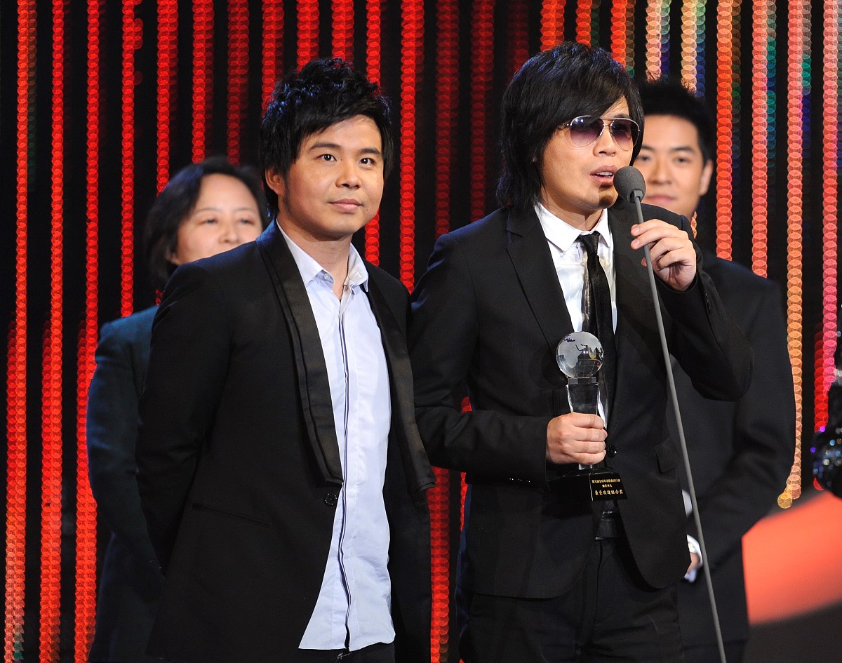 2009年11月19日,北京,第九届华语歌曲排行榜颁奖典礼举办.***_***水木