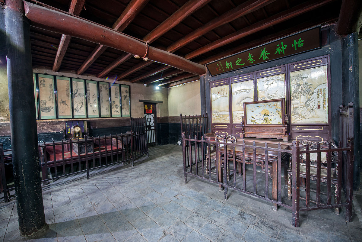 2019年9月,山西平遥古城全国重点文物保护单位——日昇昌票号旧址内景