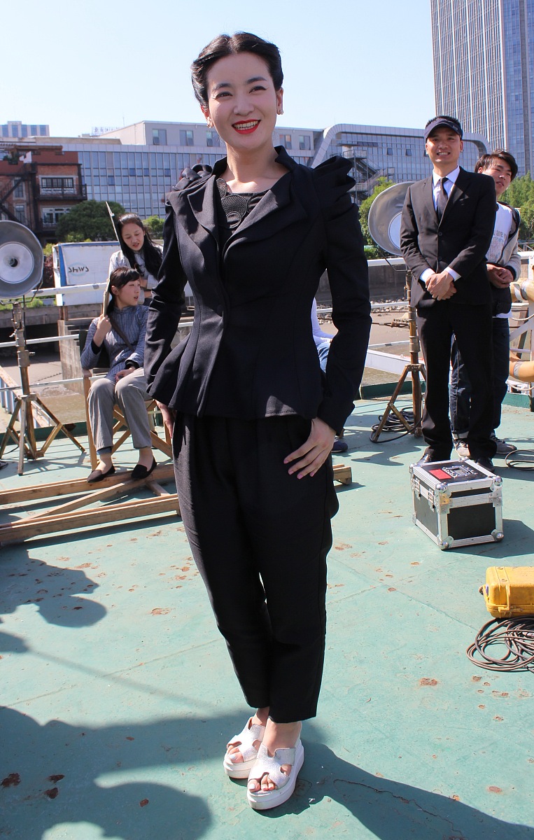 2015年5月12日,上海,年代爆笑喜剧《明星时代》在沪开放媒体探班.***_