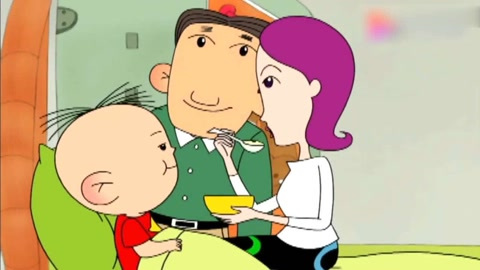 图图说妈妈做的鸡蛋羹里有幸福的味道,图图是一个幸福的小孩
