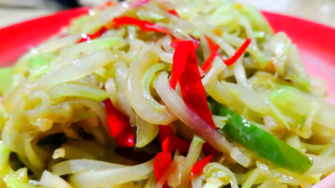 佛手瓜别在凉拌了,这样炒饭扫光。